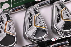 Adams Idea A7 OS Hybrid Combo Irons / 5-PW / Regular Flex UST Proforce 85 Shafts - Picture 1 of 7