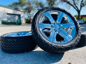 2017 GMC Sierra Yukon Denali Wheels Rims Tires Factory Original 22" Style 2016 - Picture 1 of 22