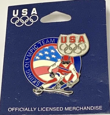 Skiing Olympic Team USA Pin - Image 1 of 4