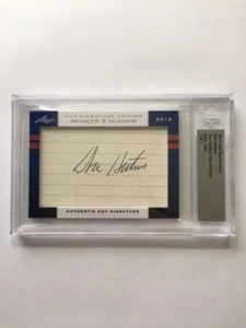 1/1 Don Hutson Packers Autogramm 2012 Leaf Sports Icons Cut Signature Ed GB HOF - Bild 1 von 6