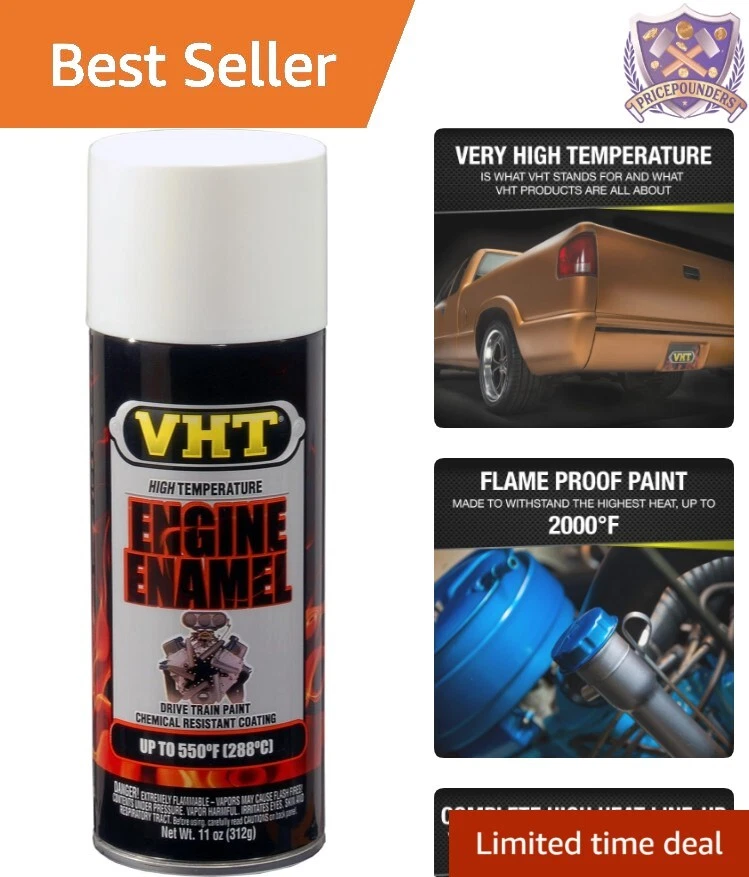 VHT SP129 Gloss White Eng. Enamel - ship