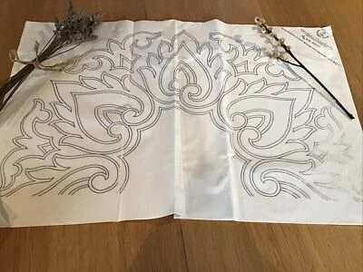 Vintage Deighton’s Silver Transfer. Ref AX20727.  Pattern. 70cm x 45cm. - Image 1 of 4