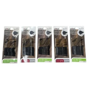 Lot Of 5 Packs OF Scunci No Slip Black/Brown Bobby Pins 48 Ct (240 Total) 37423A - Picture 1 of 2
