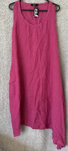 Ralston Ilmar ärmelloses Kleid atemberaubend rosa Strand Urlaub Taschen Small NEU - Bild 1 von 9
