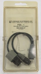 Lowrance LEI FSA-1 Fish Sim Adapter Cable 000-0008-57 - Picture 1 of 2