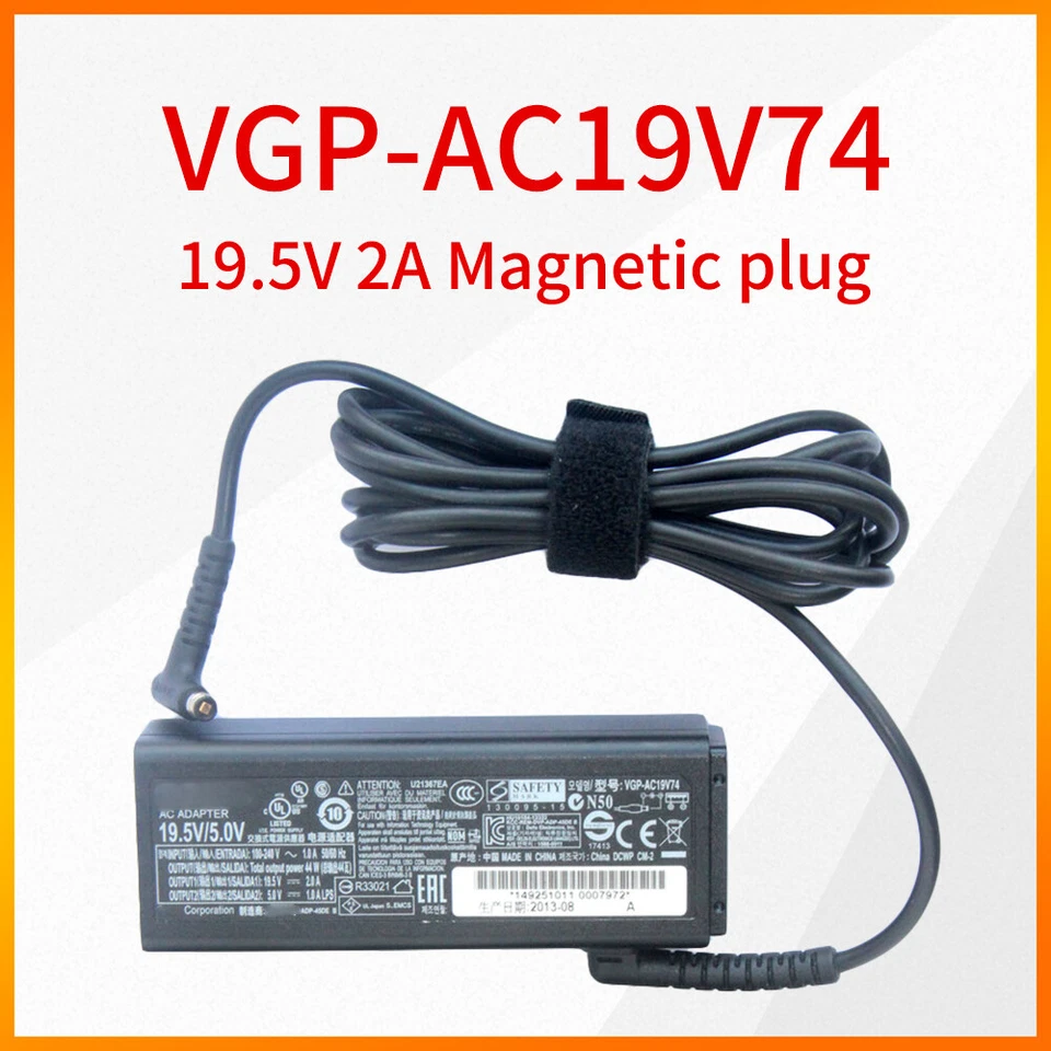 VGP-AC19V74 19.5V 2A Power Adapter is Suitable for SONY Z13 F13N F11A TAP11 - image 1 of 4