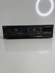 Technics RS-T19  Dual Cassette Deck Tape Player Recorder TESTED JAPAN - Picture 1 of 9