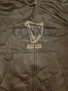 Guinness Logo EST 1759 BROWN Adult Hoodie - Picture 1 of 1