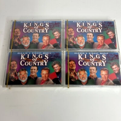 Reader’s Digest Kings Of Country 4 Cassette Tapes Collection 2000 New Sealed - Image 1 of 4