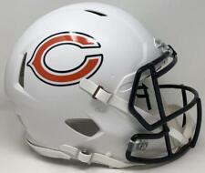 Chicago Bears Riddell Flat White Matte Revolution Speed Authentic Helmet