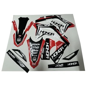 Kit Grafiche Adesivi per Honda CRF 250 450 2021-2023 Decalcomanie Motocross - Picture 1 of 1