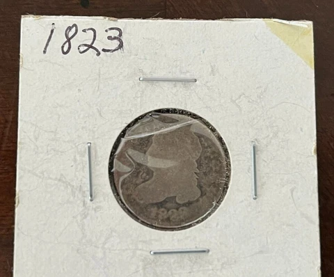 1823 Capped Bust Dime Poor Condition Cover