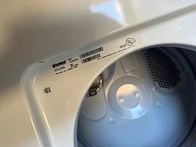 Kenmore 29" Front Load Electric Dryer with Wrinkle Guard and 7.0 Cubic White - Image 1 of 4