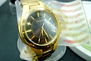 Mens 38mm SEIKO 100m  7N42-0FD0  Vintage 2001 Quartz Watch GP 6 1/2" - Picture 1 of 11