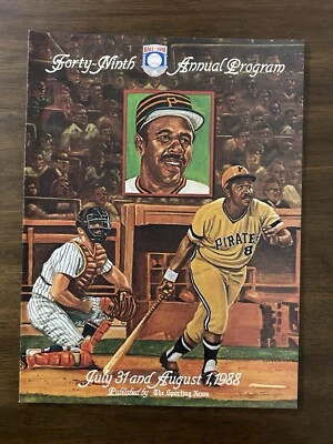 1988 49TH BASEBALL HALL OF FAME ANNUAL PROGRAM WILLIE STARGELL THE SPORTING NEWS - Image 1 of 4