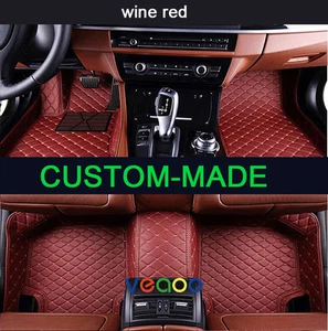 6 Color Car Floor Mats for Benz S Class Sedan 2006-2009 Waterproof Carpets Liner - Imagen 1 de 24