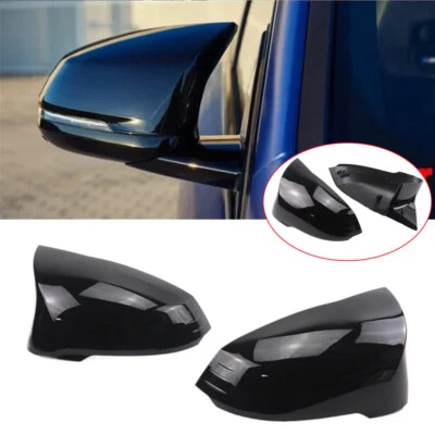 Tapas de cubierta de espejo retrovisor lateral negro brillante estilo M para BMW X1 IX1 U11 U12 X2 IX2 U10 Foto 1 de 4