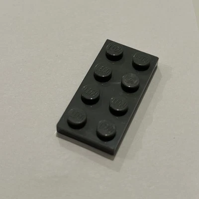 4x Lego® Platte  Basic City Technic 2x4  dunkelgrau grau 3020 4211065 - Bild 1 von 2