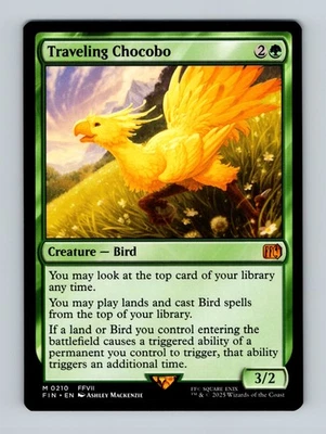 MTG: FIN 210 Traveling Chocobo Normal NM - Image 1 of 2