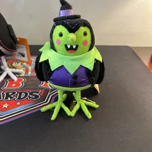 2024 SPELLMA Target Hyde Eek Featherly Friends grün HEXE Stoff Vogel Halloween - Bild 1 von 1
