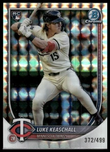 2025 Bowman Chrome Geometric Refractor #/499 - 61 Luke Keaschall (RC) - Bild 1 von 2