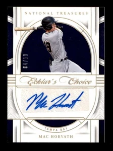 MAC HORVATH 2024 NATIONAL TREASURES ECKLAR'S CHOICE GOLD AUTO #04/10 BF9114 - Picture 1 of 1