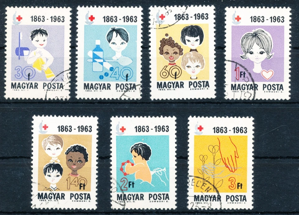 HUNGRÍA - 1963. Cruz Roja - USADO Foto 1 de 1