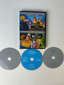 Disney The Emperors also with Kronks New Groove Blu-ray and DVD Como - Picture 1 of 15