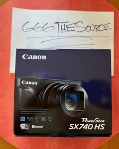 New! Canon PowerShot SX740 HS 4K Point & Shoot Camera Silver US Model - 2956C001 - Picture 1 of 5