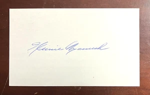 Heinie Manush Autograph - MLB HOF - Picture 1 of 1