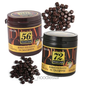 Snack coreano Lotte Dream Cacao 56% 72% chocolate rico en polifenoles 3.1 oz × 2 ea - Imagen 1 de 13