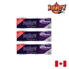 3 Pack Juicy Jay's SUPERFINE 1 1/4 Black Berrylicious Flavored Rolling Papers