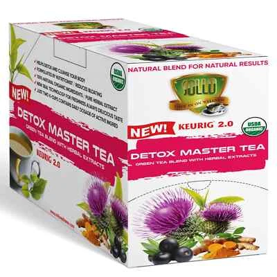 Sollo Infused Detox Green Tea Pods, For Keurig Brewers, Herbal Extracts 24 Pods - Image 1 of 4