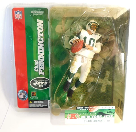 2003 McFarlane's Chad Pennington Action Figure Debut Series 7 NY Jets Unopened Cover