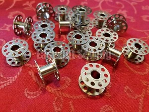20 Metal Bobbins Pfaff , Kenmore , Brother , Riccar , Necchi , Singer 15 Class  - Picture 1 of 1