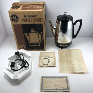 Electric Percolator Collectible Coffee 