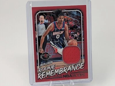 2022-23 Hoops #RR-JGH Jalen Green RC Patch - Image 1 of 2