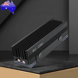 M.2 SSD Heatsink 2 Copper Heat Pipes Aluminum Cooler with Thermal Silicone Pad - Afbeelding 1 van 18