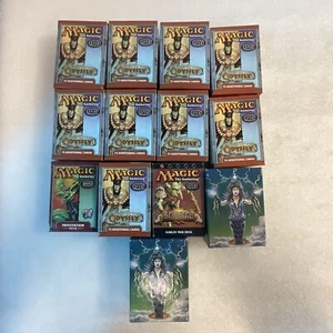 Vtg Lot Of Empty MTG Magic The Gathering Starter Boxes Odyssey Scourge+ - Picture 1 of 12