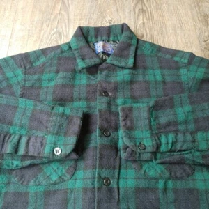 Camisa Pendleton Vintage Tablero Medio Lana Reloj Cuadros Franela Chaqueta Chacket - Imagen 1 de 9