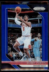 Bobby Portis 2018-19 Panini Prizm Blue /199 #140 Chicago Bulls