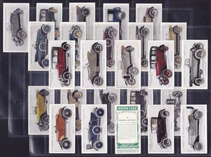 Lambert & Butler MOTOR CARS A SERIES (GREEN BACK) 1922 Set Of 25 *VG Condition* - Picture 1 of 1