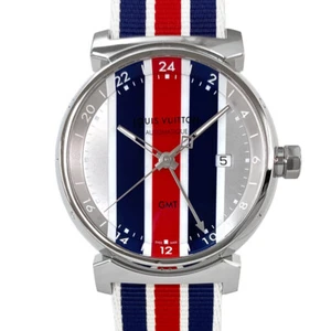 LOUIS VUITTON GMT Tricolor Drum watch men TO182991 - Picture 1 of 10