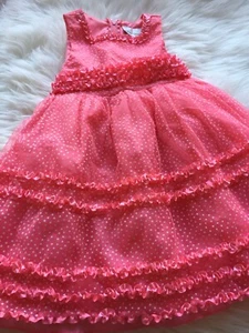 Coral Easter/ Special Ocasion Dress Size 3T Rare Edition - Picture 1 of 6
