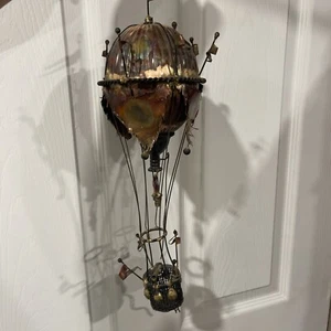 Arte de pared de cobre MCM globo aerostático escultura steampunk de colección - Imagen 1 de 10