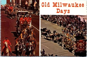 Old Milwaukee Days, Schlitz Circus Parade, Milwaukee, Wisconsin Postcard - Picture 1 of 2