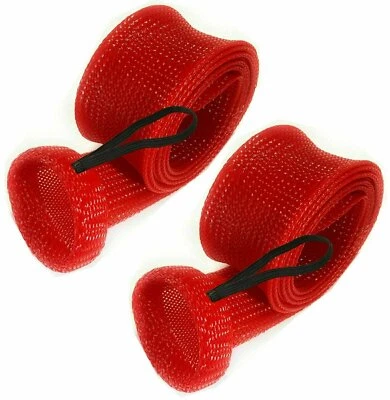 Reaction Tackle Fishing Rod Cover/ Rod Sleeve/ Rod Sock (2-Pack) Red - Image 1 of 4