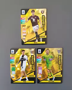 SET 3 LIMITED EDITION DREAM BOX CARDS CALCIATORI 2024 2025 Adrenalyn xl Panini - Imagen 1 de 1