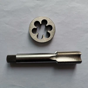 1Set Right Hand HSS 1'' 1/4 - 7 8 10 12 14 16 18 20 24 28 UN UNC UNS UNF Tap Die - Picture 1 of 12
