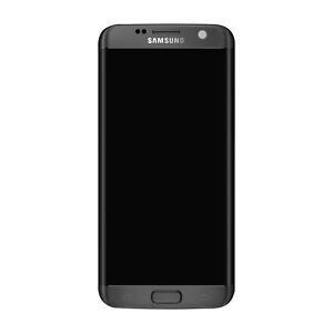Ersatzdisplay Samsung Galaxy S7 Edge, Scheibe vormontiert – Schwarz